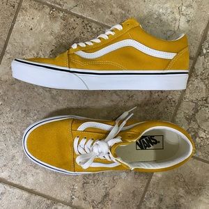 Vans Old Skool - mustard and white, unisex